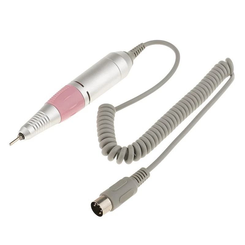 

Professional Electric Nail Drill Handpiece Manicure Machine Pen Handle for 288/278 Connection 35000rpm - Pink, as described