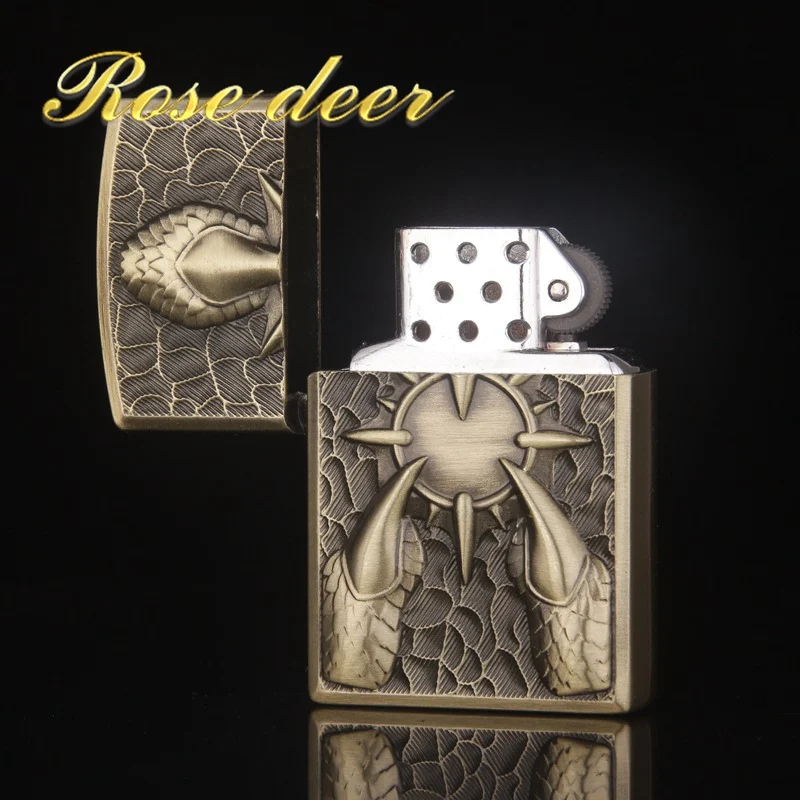 

Modern Classics Bright Sound Dupont Lighter Flame Cigarette Gas Lighters Silver Gold Memorial Refillable Cap
