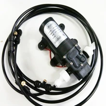 5L/min. DC 12V 60W Automatic Switch Micro Diaphragm Water Pump High Pressure Misting Pump