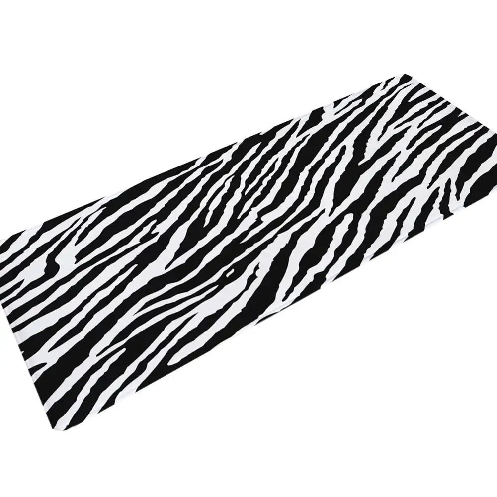 Drop ship Leopard zebra Anti-slip Doormat Outdoor Doormat Carpet For  Kitchen Bathroom Toilet Tapete Rug Porch Door Mat