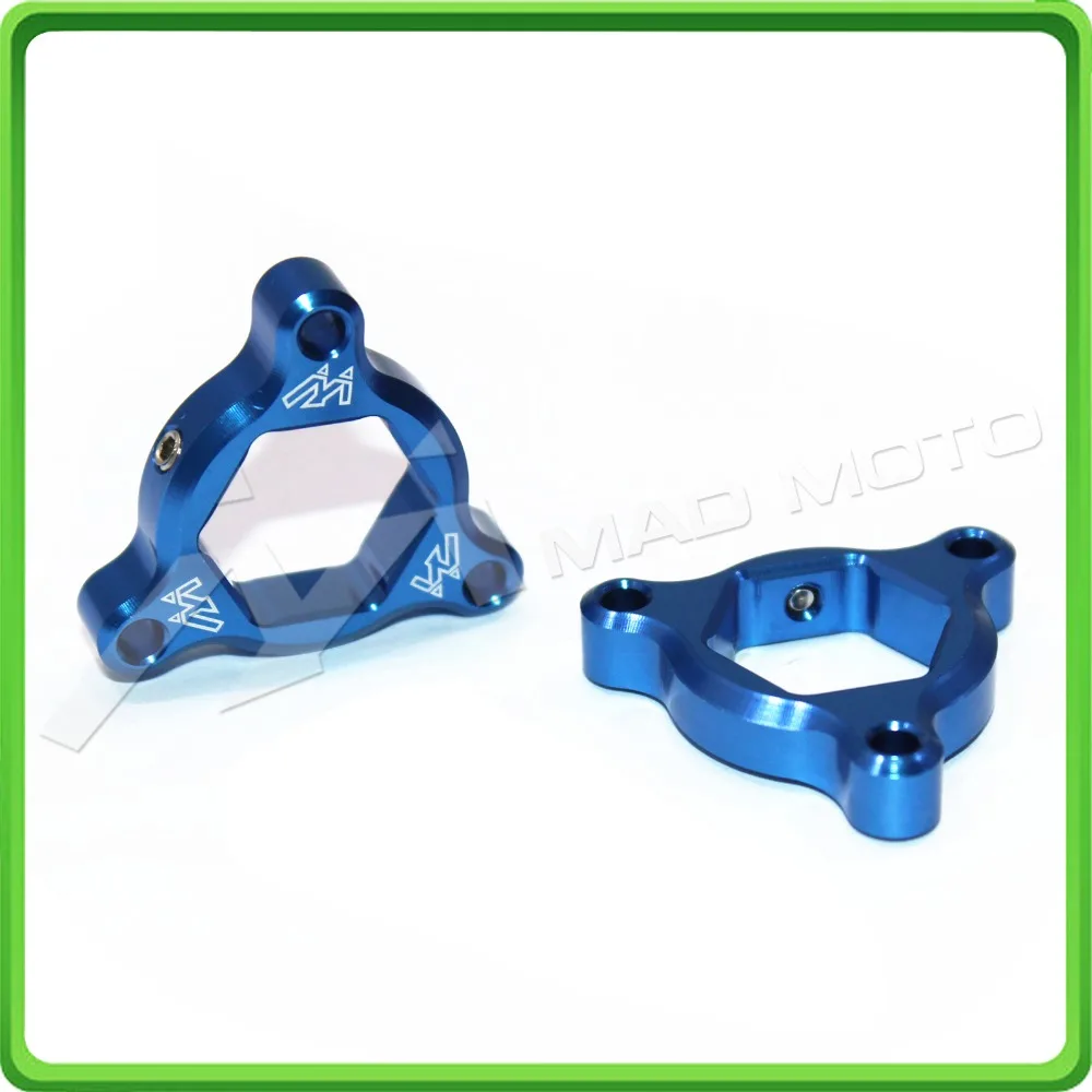 22mm Blue Fork Spring Preload Adjusters for Buell XB12 all models 2004 2005 2006 2007 2008 & XB9 all models 2003 - 2009 Style A (6)