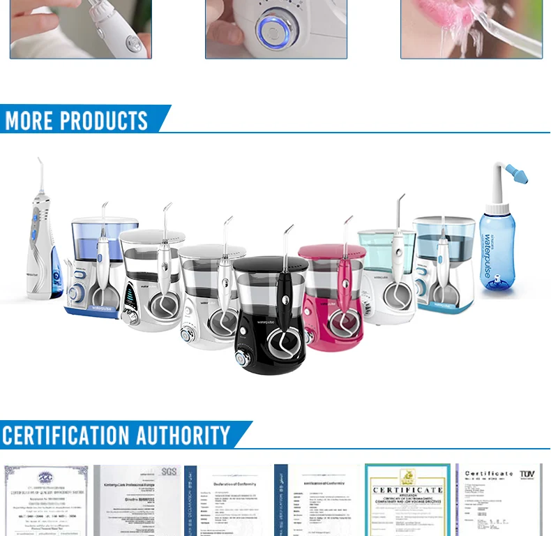 Waterpulse Dental Water Flosser Oral Irrigator Waterpick Dental Floss Water Irrigation Jet Dental Tooth Floss V660H 29