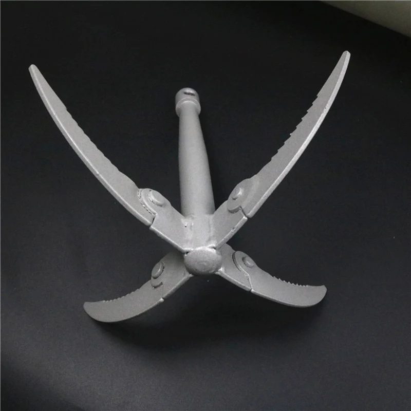 07 JDSR Folding Four-Tooth Anchor Knife Mowing Knife Garden Plants Weeder Weed Remover Water Grass Sickle For Seaweed Cutting Tools