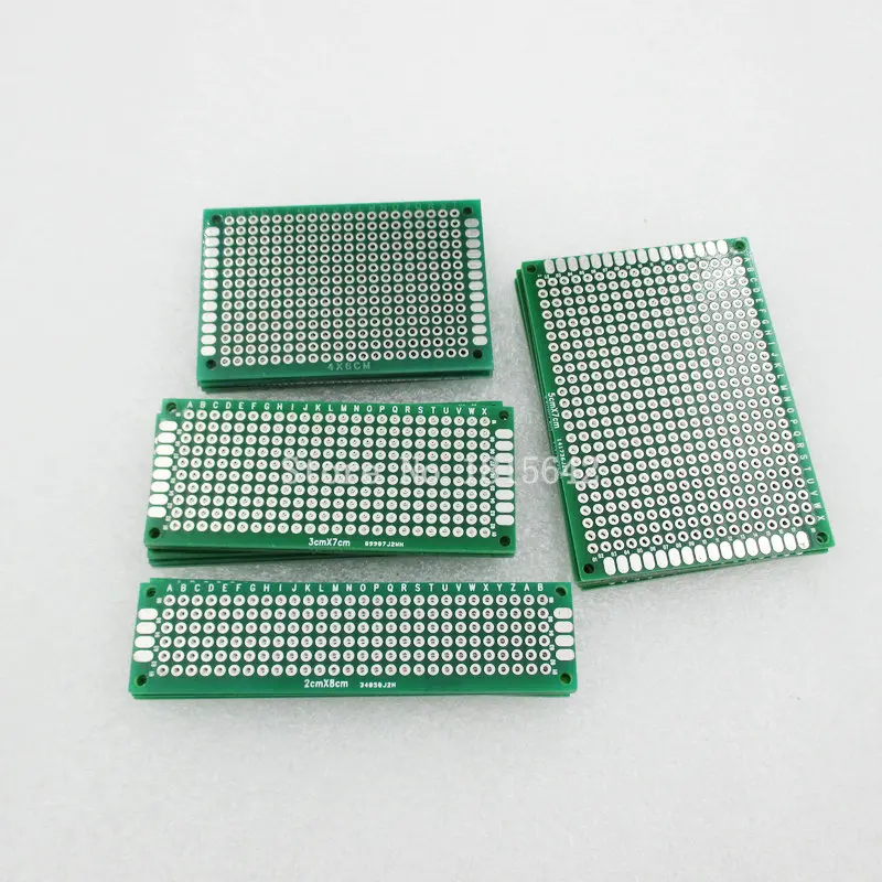 20pcs Double Sided PCB Board Breadboard Prototype Kit DIY 4x6 5x7 6x8 7x9cm