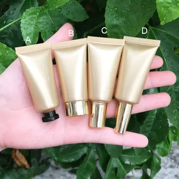 

300pcs 15g15ml High Class Empty Gold Eye Cream Storage Tube, Cosmetic Soft Hose Containers,Squeeze Skin Care Cream Soft Tube