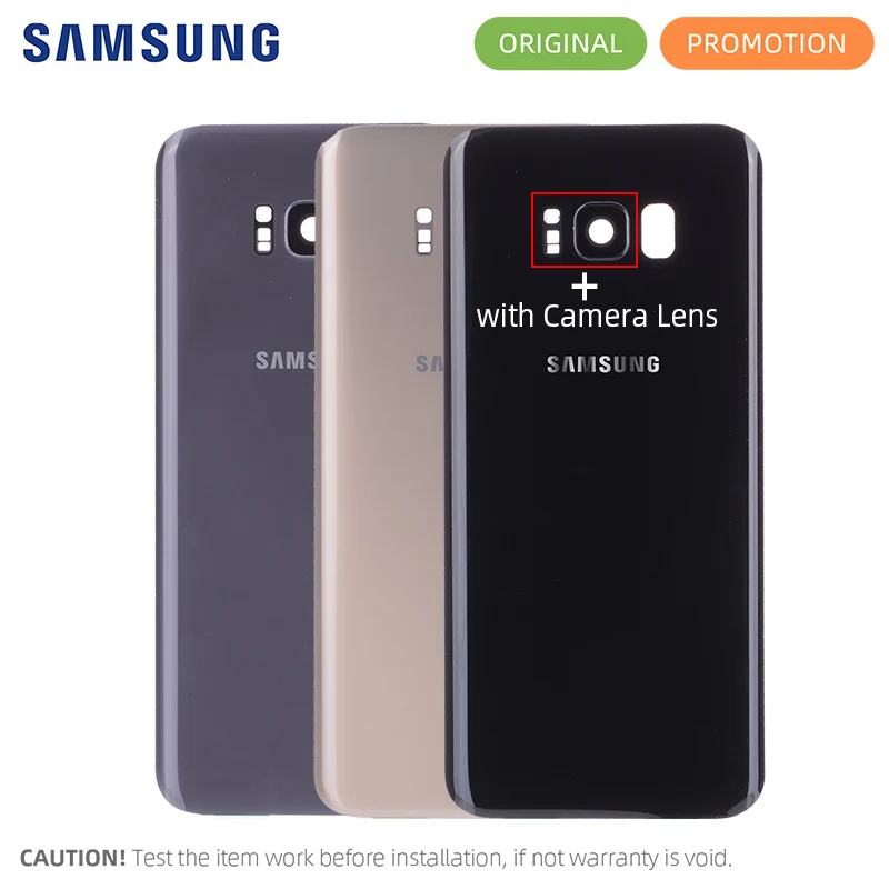 

Battery Back Cover For Samsung Galaxy S8 Plus G955 G955F Rear Housing Battery Door Case Replacement Parts