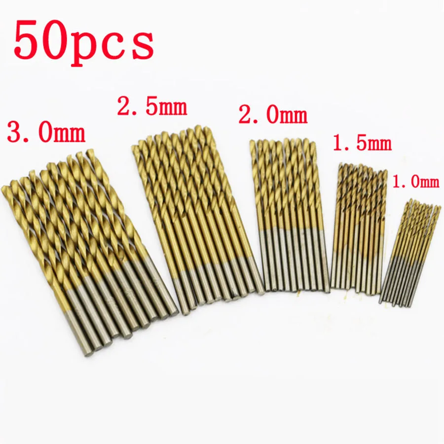 

VOTO Stepped High Speed Steel Hss Twist Electric Drill Bit Wood Step Drill Bits Guide For Metal 50 Pices Saw Carpenter Titanium