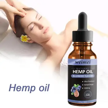 

30ml Organic Hemp Seed Oil Aromatherapy Essential Oil Natural Anti-Inflammatory Skin Care Massage Spa Pain Relief Anti Anxiety