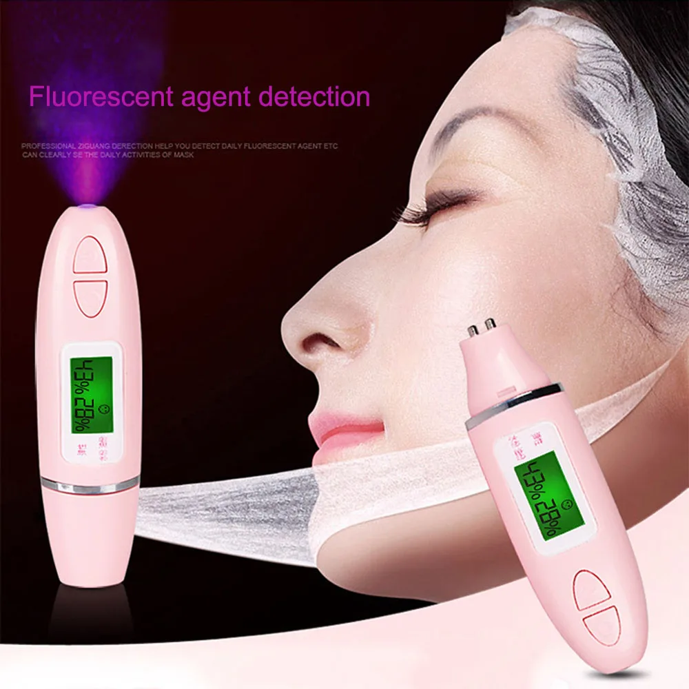 

Digital LCD Display Skin Sensor Tester Face Moisture Water Oil Analyzer Facial Skin Care Tools Monitoring Skin Testers S111