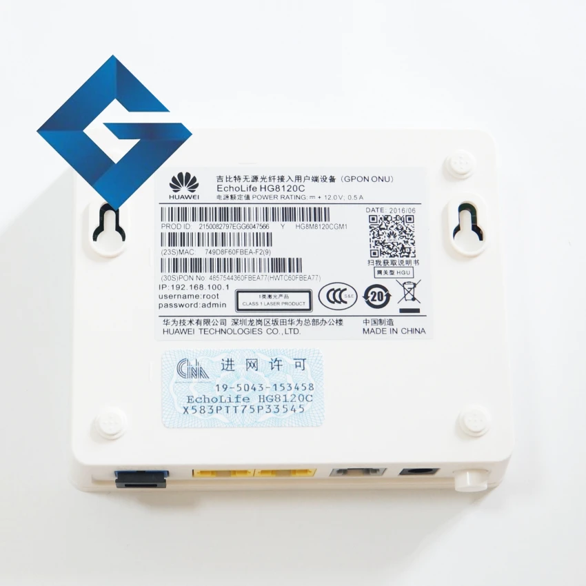 Специальная цена // Оригинальный Новый HG8120C GPON ONU с 1GE + 1FE 1 голосовым портом