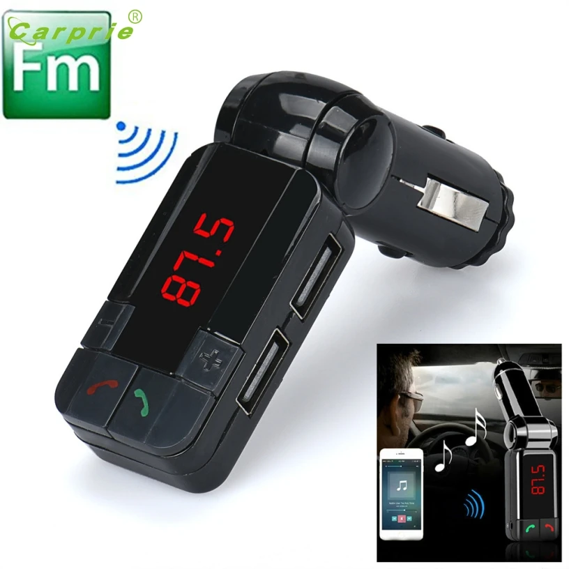 

Hot Selling Dual USB Car Kit Charger Wireless Bluetooth Stereo MP3 Player FM Transmitter Gift Mar 23