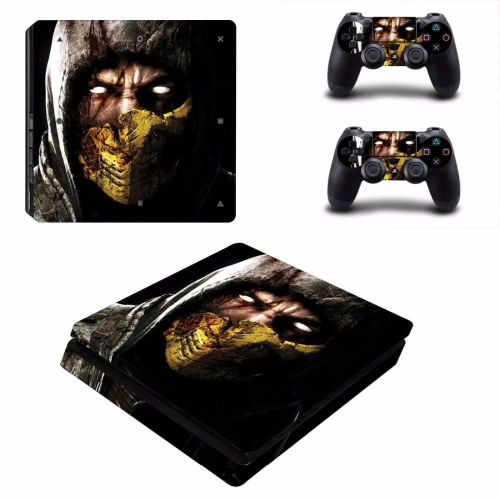 Игры Mortal Kombat PS4 тонкая кожа Стикеры для Sony Игровые приставки 4 консоли и 2
