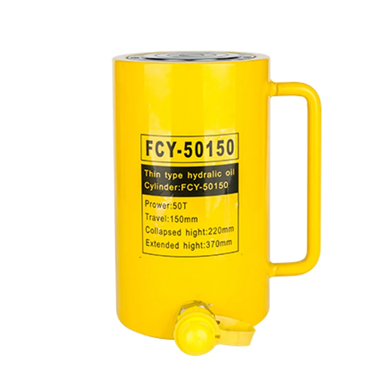 Длинные Тип гидравлический цилиндр FCY-50150 домкрат с Выход 50T ход поршня 150 мм |