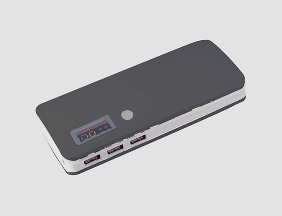 Без батареи) 10000 мАч Внешний аккумулятор 18650 Коробка Чехол внешний аккумулятор Двойной USB повербанк портативный внешний аккумулятор для телефонов Xiaomi зарядное устройство