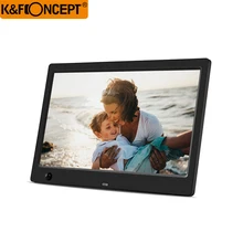 Цифровая фоторамка 10,1 дюймов электронная цифровая фоторамка ips 16:9 1024x600 дисплей с датчиком движения HU 1080P 720P видео