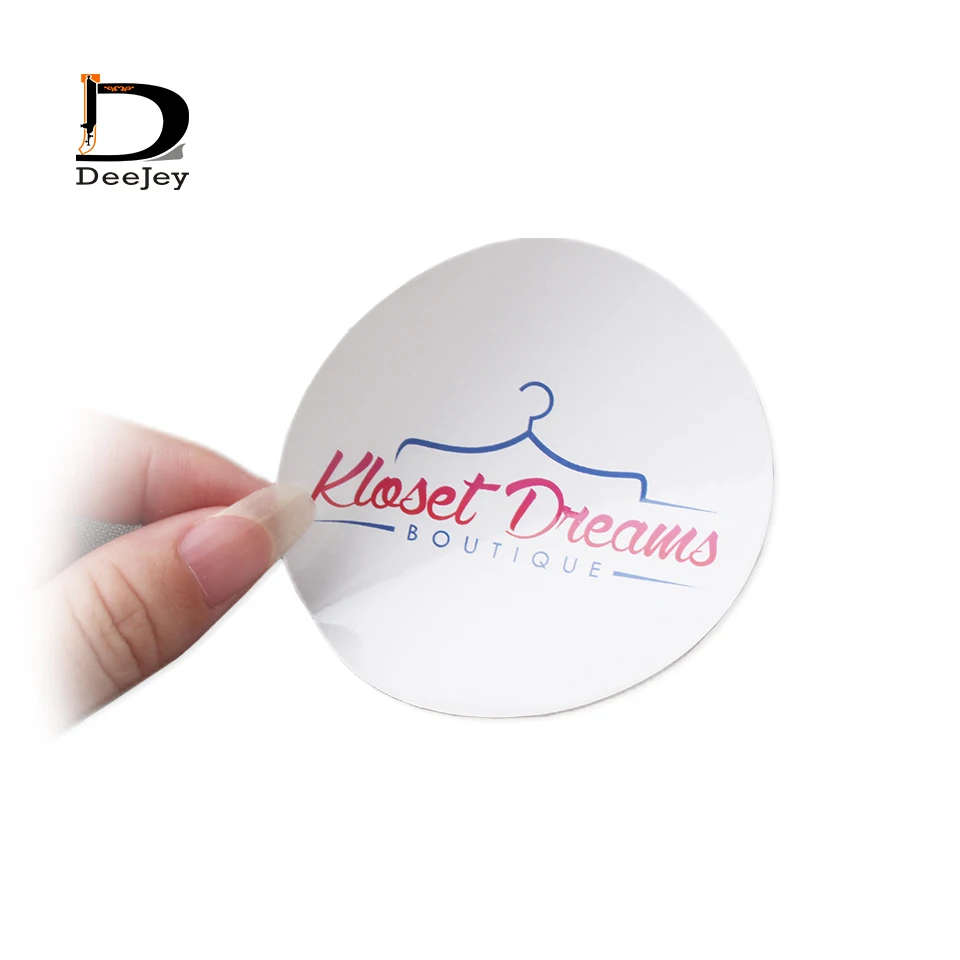

Personalized brand logo printed art paper self adhesive sticker labels pvc tags custom shape transparent stickers 1000pcs/lot