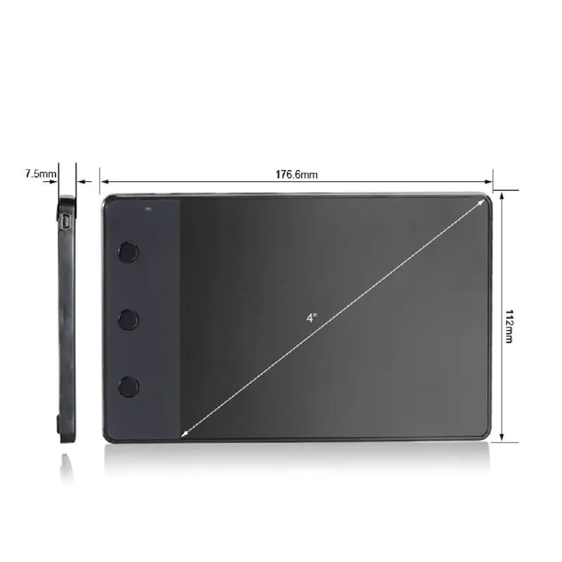 Huion 420 4 дюймовые цифровые планшеты с графикой для рисования планшет