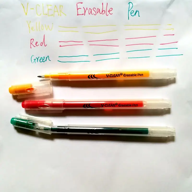 VCLEAR 0.7mm Kawaii Stationery Frixion Erasable Pen Creative Friction