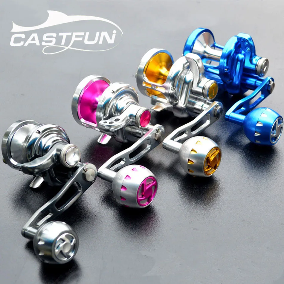 

CASTFUN Jigging Reel 9BB+2RB Stainless Steel Heavy Slow Jig Jigging Trolling Reel Saltwater Baitcasting Fishing Reel