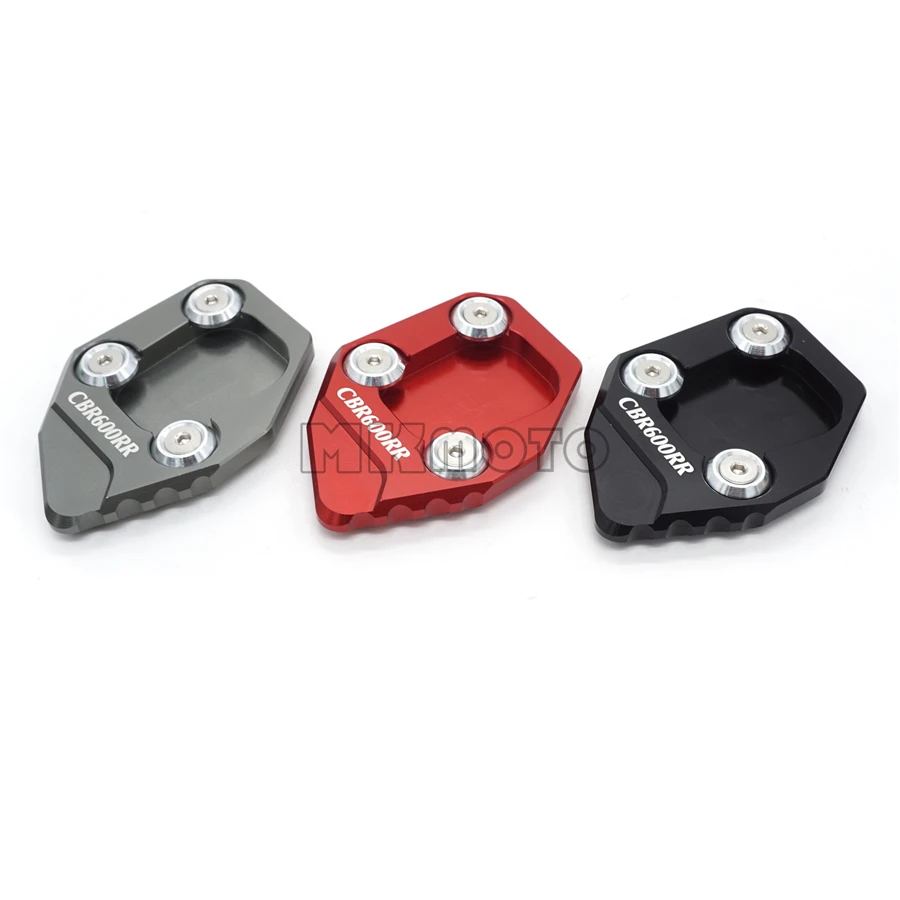 

For Honda CBR 600 RR 600RR CBR600RR 2007 2008 2009 2010 2011 2012 Motorcycle Kickstand Extension Side Stand Plate Enlarger