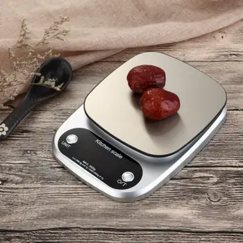 

10kg/1g Stainless Steel Electronic Scale for Kitchen Baking Portable Jewelry Scale