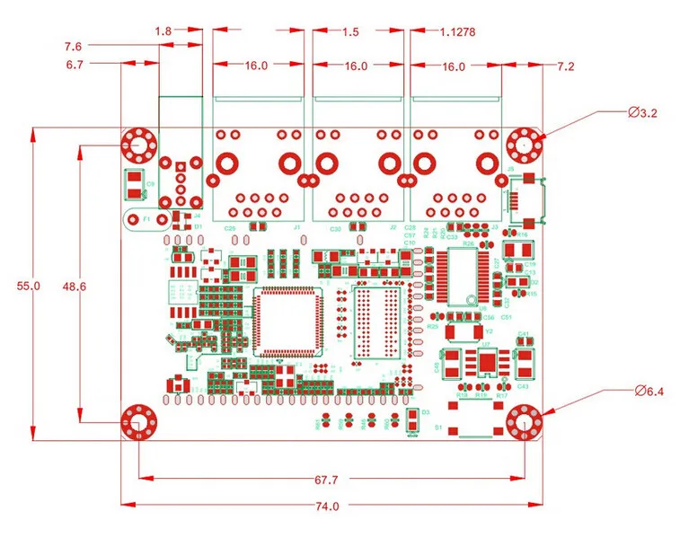 Новая версия! = Роутеры SOM9331 openwrt AR9331 wifi модуль низкой мощности 10+ GPIO