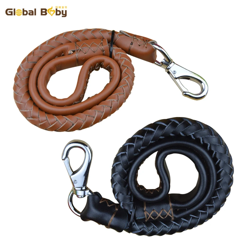Brand 100 High Quality Top Layer Cowhide Leather Short Leashes for