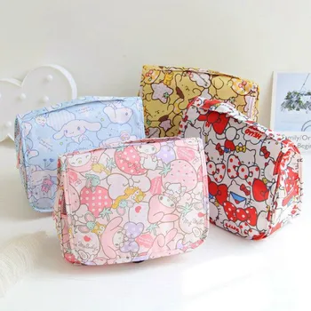 

Cartoon Japan Hello Kitty My Melody Cinnamoroll Dog Pudding Dog Cosmetic Bags Storage Travel Pouch Wash Bags Girl Makeup Bags