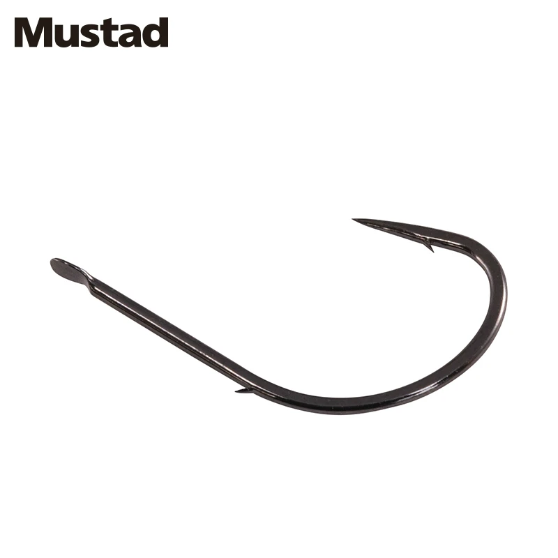 1 упаковка Mustad 10015 углеродистая сталь рыболовные крючки колючие крючки для ловли карпа Anzol рыболовные крючки Mustad Pesca крючки 4#-19