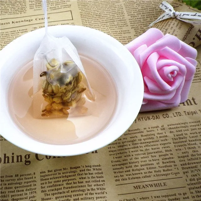Best Offers 100pcs/lot Disposable Non-woven Drawstring Tea Bag Spice Flower Tea Filter Bag Perfume Satchel Coffee Soup Flavor Brewing Tools