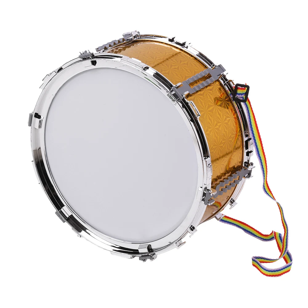 Красочный Джаз Snare барабан музыкальная игрушка барабан портативный ударный инструмент с барабаном палочки ремень для детей Рождественский подарок