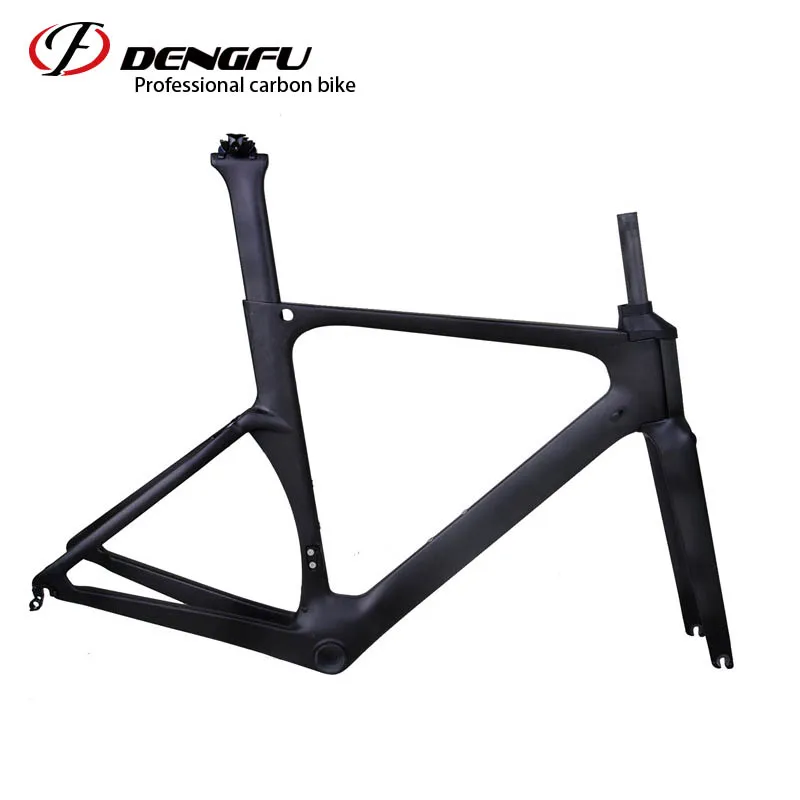 Flash Deal 2017 DENGFU new style china made bicycle carbon road frame high quality popular newest road frame BB86 for hot sell 0