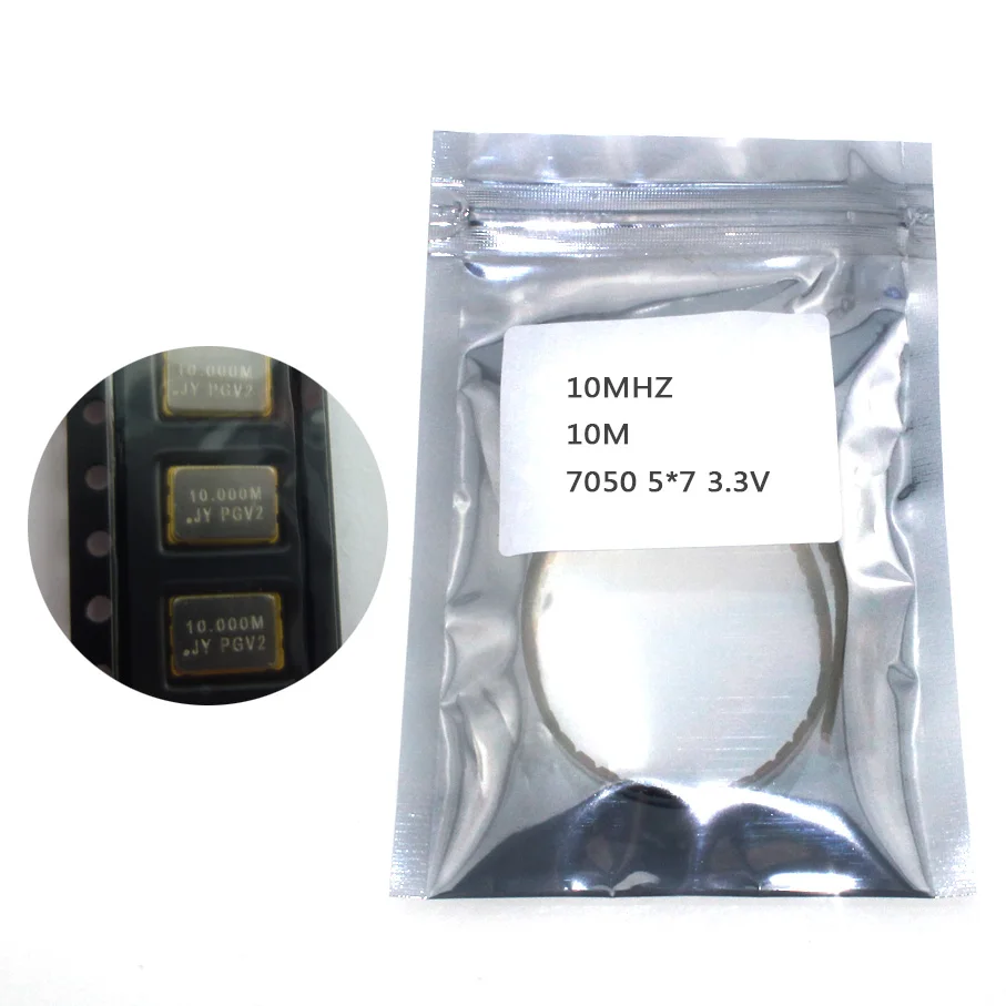 10 шт. SMD 5070 активных кварцевый генератор OSC 10 мГц 10 м 7050 5*7 3,3 В 25PPM