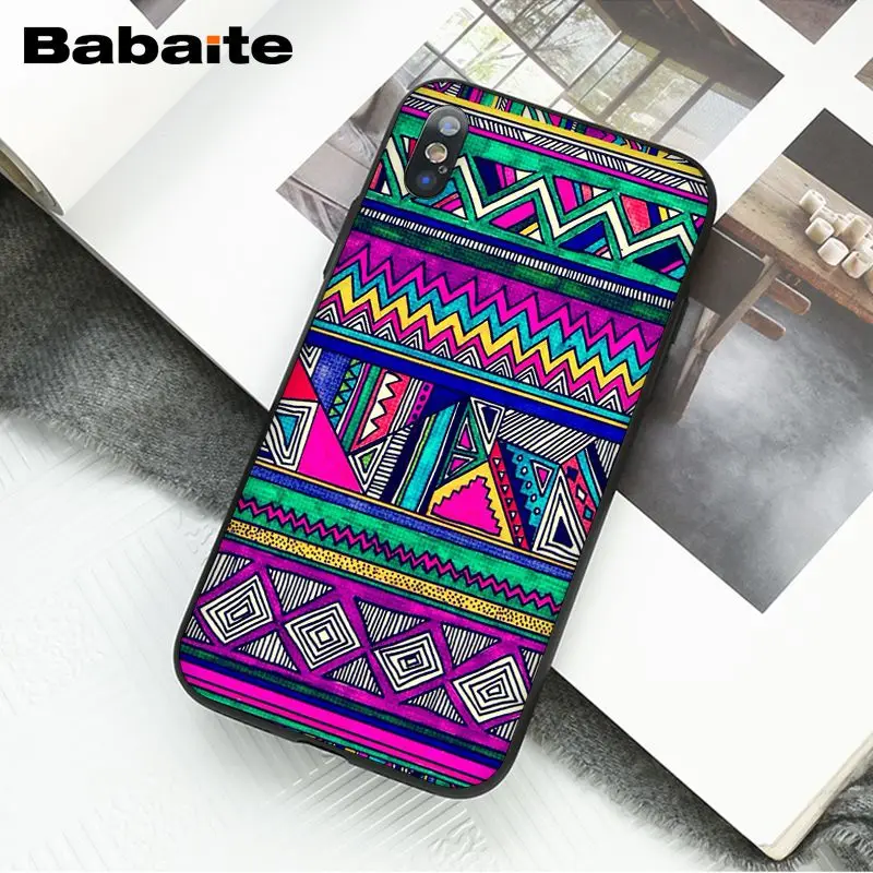 Pastel Tribal Aztec Triangle On Nebula