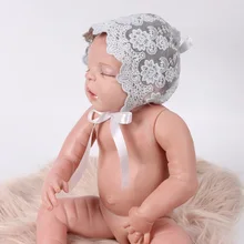 Детская кружевная шляпа детская шапочка Infantil летняя новорожденная фотография Реквизит шляпа enfant реквизит для ребенка новорожденный реквизит 3 цвета