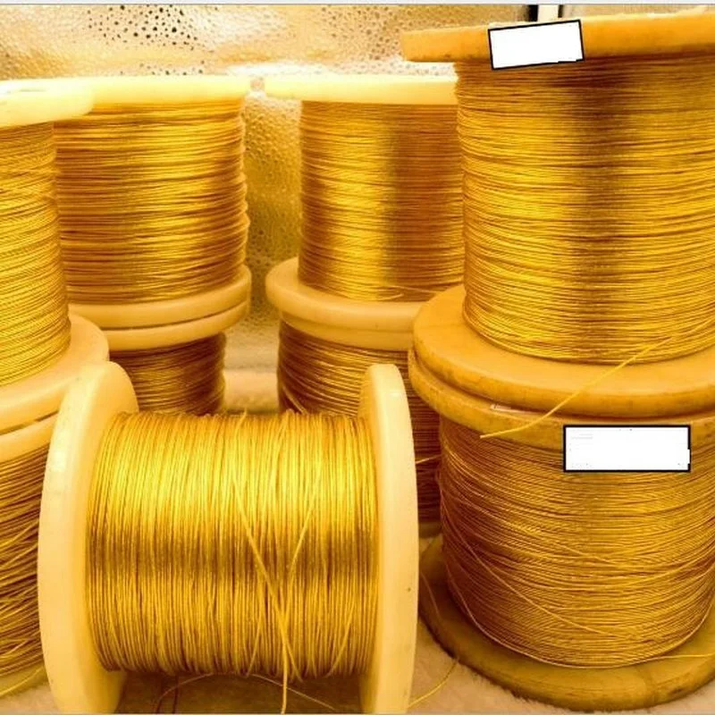 10Meters Gilded Gold Plated 6N OCC High Purity Headset DIY Fever Upgrade Line Stereo Surround Audio Earphone Cable | Электроника