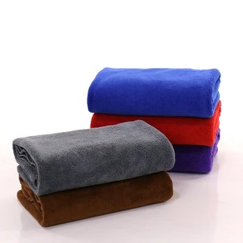 

Hot Sale 8 Pcs/Set Solid Color Polyester Cotton Bath Towel for Adults Soft Beach Towel Quick-Dry 35*75cm Bathroom Towel