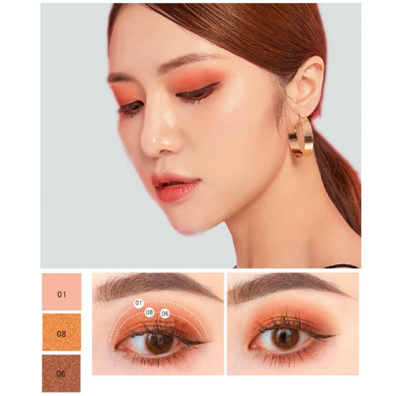 9 Color Drama Eyeshadow Palette Eye Shadow Pearlescent MatteSky Color Earth Color Spring And Summer Eye Shadow Tray New