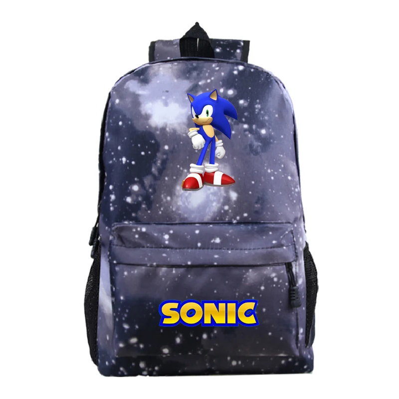 Sonic рюкзак, школьные сумки, модный шаблон, для студентов, для мальчиков и девочек, рюкзак для мужчин и женщин, рюкзак для ноутбука - Цвет: 29