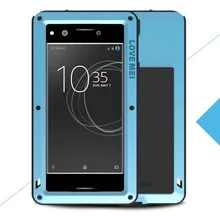 LOVEMEI мощный для SONY Xperia XZ Premium LOVE MEI Экстремальный Мощный водонепроницаемый водостойкий металлический чехол для SONY XZ Premium