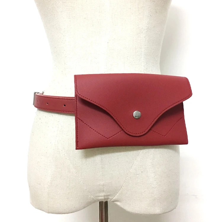women bag fashion leather phone waist bags small belt handbag (8)