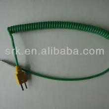 Весенний шнур для катушки короткая Термопара K Тип и Малогабаритный разъем почта Китая