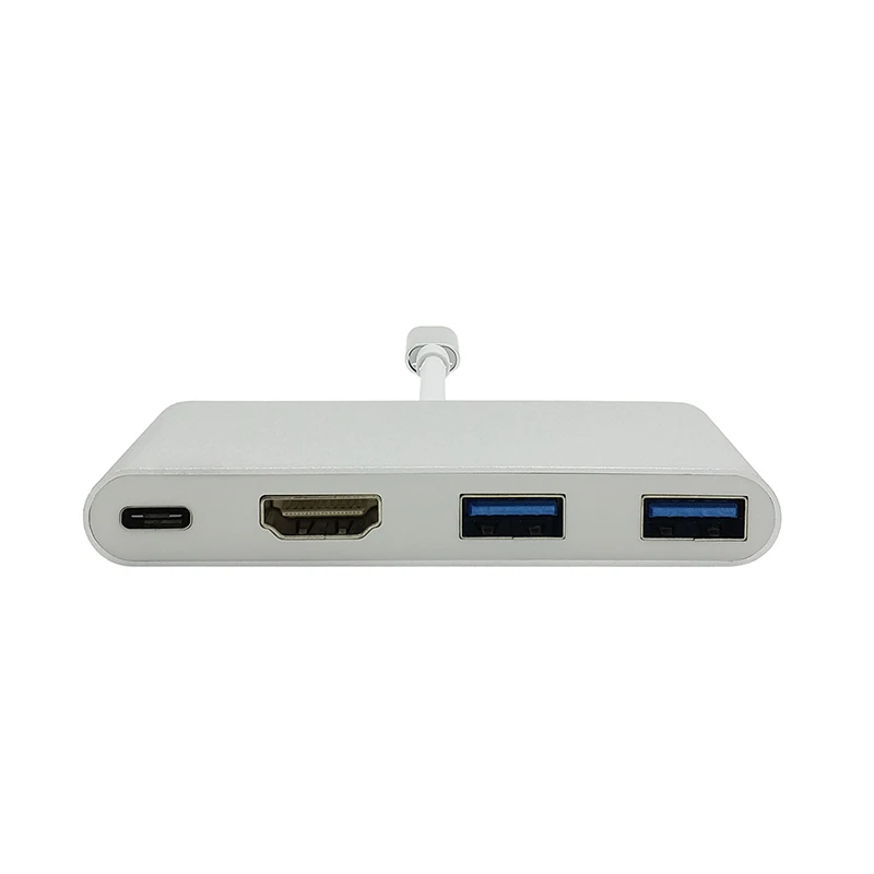  USB C Type C to HDMI USB3.0 Hub USB-C Charger Adapter Type-C to HDMI Converter 1080P High Speed For Macbook Chromebook Pixel (4)