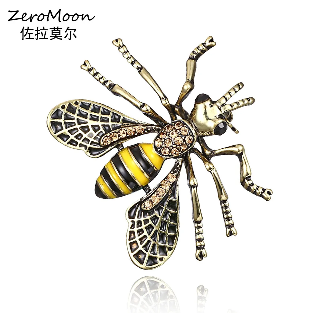 

Hornet Brooches Enamel Painting Oil Insect Pin Corsage Custom Wholesale Alloy Bee Brooch Pins Women Unisex
