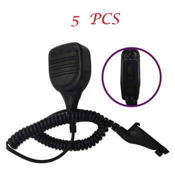 

5PCS(forP8268)Waterproof Microphone Handled Speaker for Motorola walkie talkie for APX2000 APX7500 DGP4150 DP3400 DP3401 MTP850S