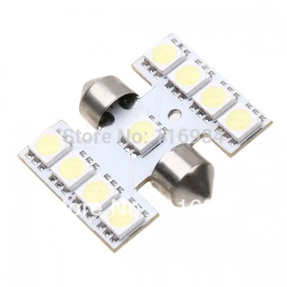 2 шт. x 31 мм белый 5050 9SMD светодиодный салона Купол с фестонами сигнал поворота