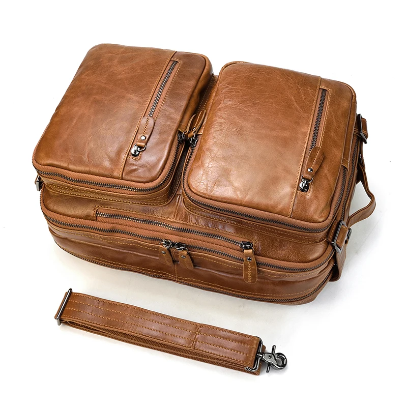 MAHEU новые модные сумки Сумка через плечо сумки в одной сумке из натуральной кожи многофункциональный портфель двойная молния деловая сумка