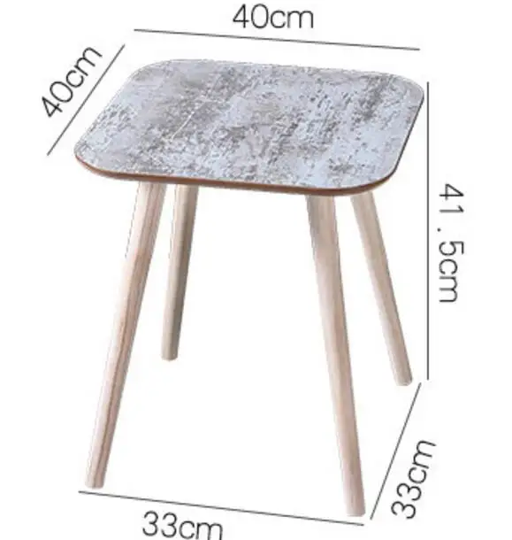 صديقة للبيئة الرجعية نمط الجانب الجداول الجداول طاولة القهوة نهاية