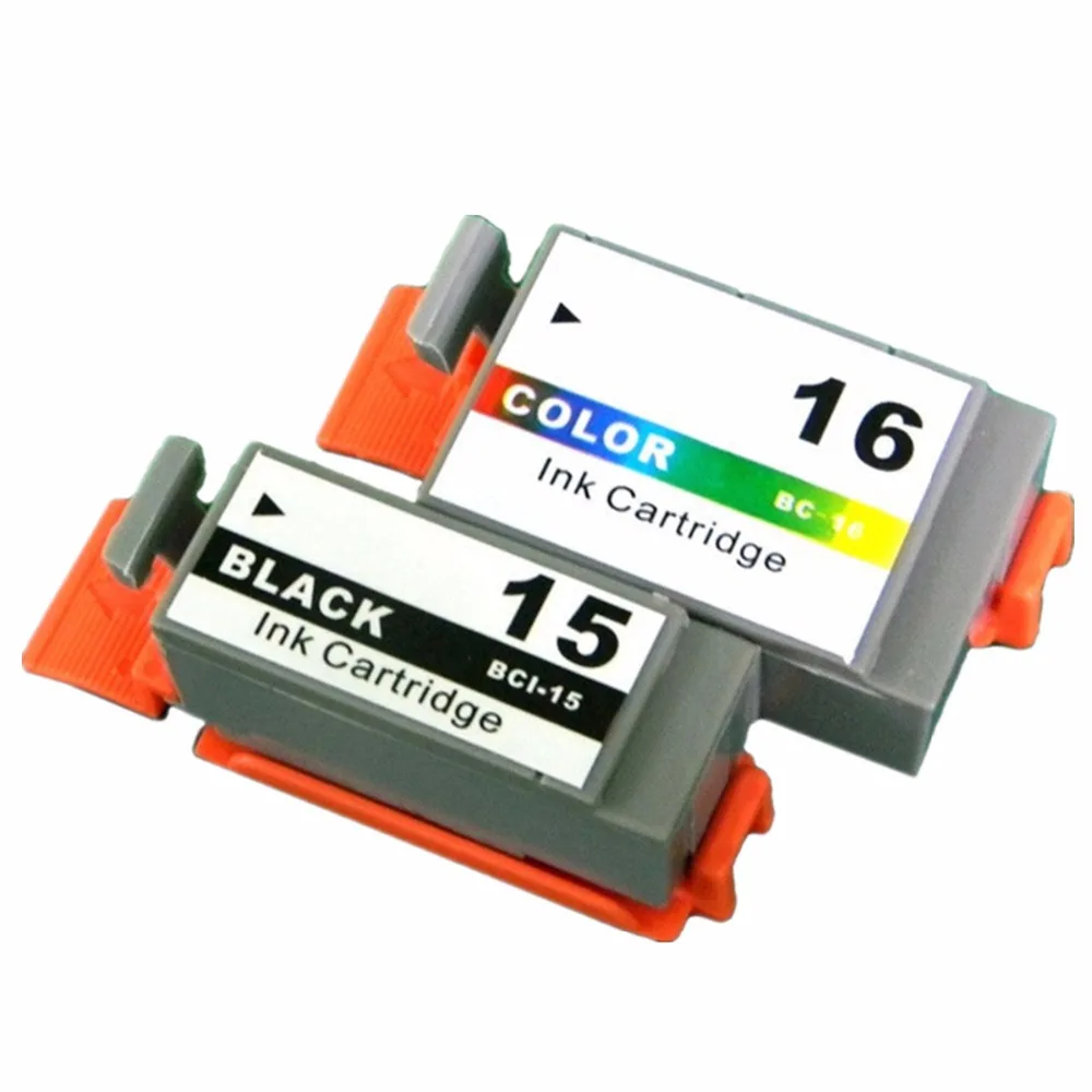 Replacement Bci15bk Bci16c Bci15 Bci16 Bci 15 16 Ink Cartridges For