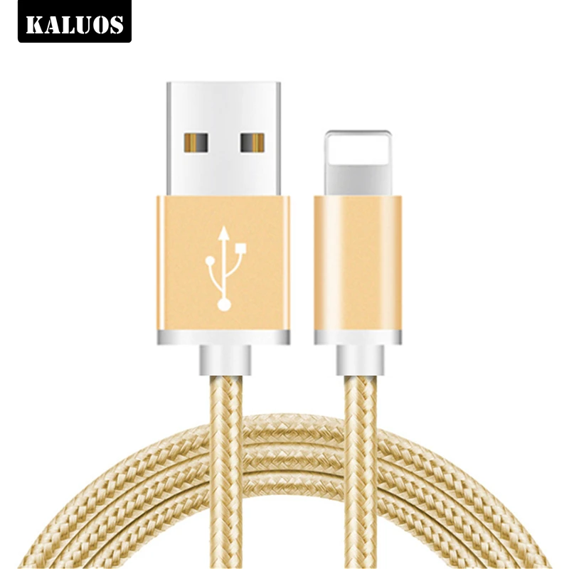 

KALUOS 3m USB Data Cable for iPhone 6 6S 7 8 Plus X XS Max XR 5 5S Fast Charging USB Cables for iPad mini 2 3 Air 2 Charger Wire